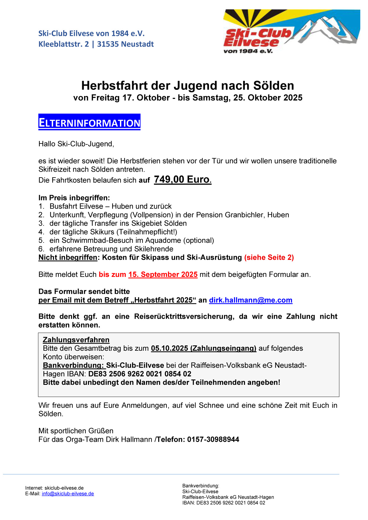 SkiClub_Ausschreibung_Jugend-Herbstfahrt2025_